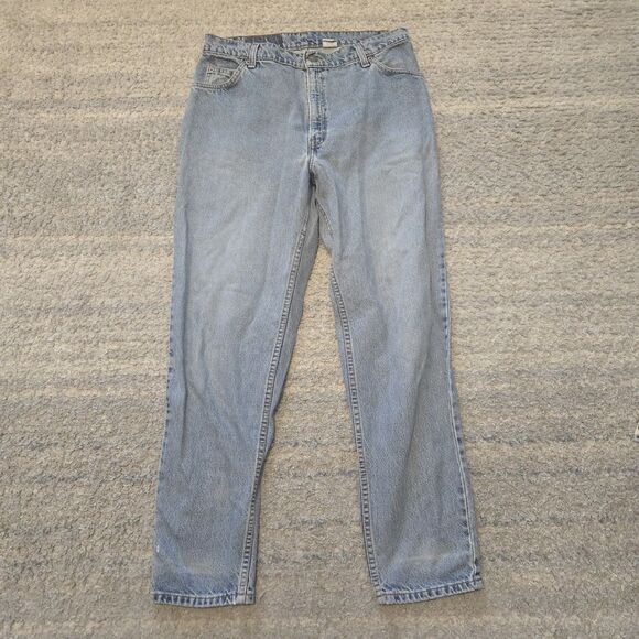Vintage Levi's Jeans womens 16 orange tab Blue relaxed tapered. Made In Usa - Picture 1 of 8